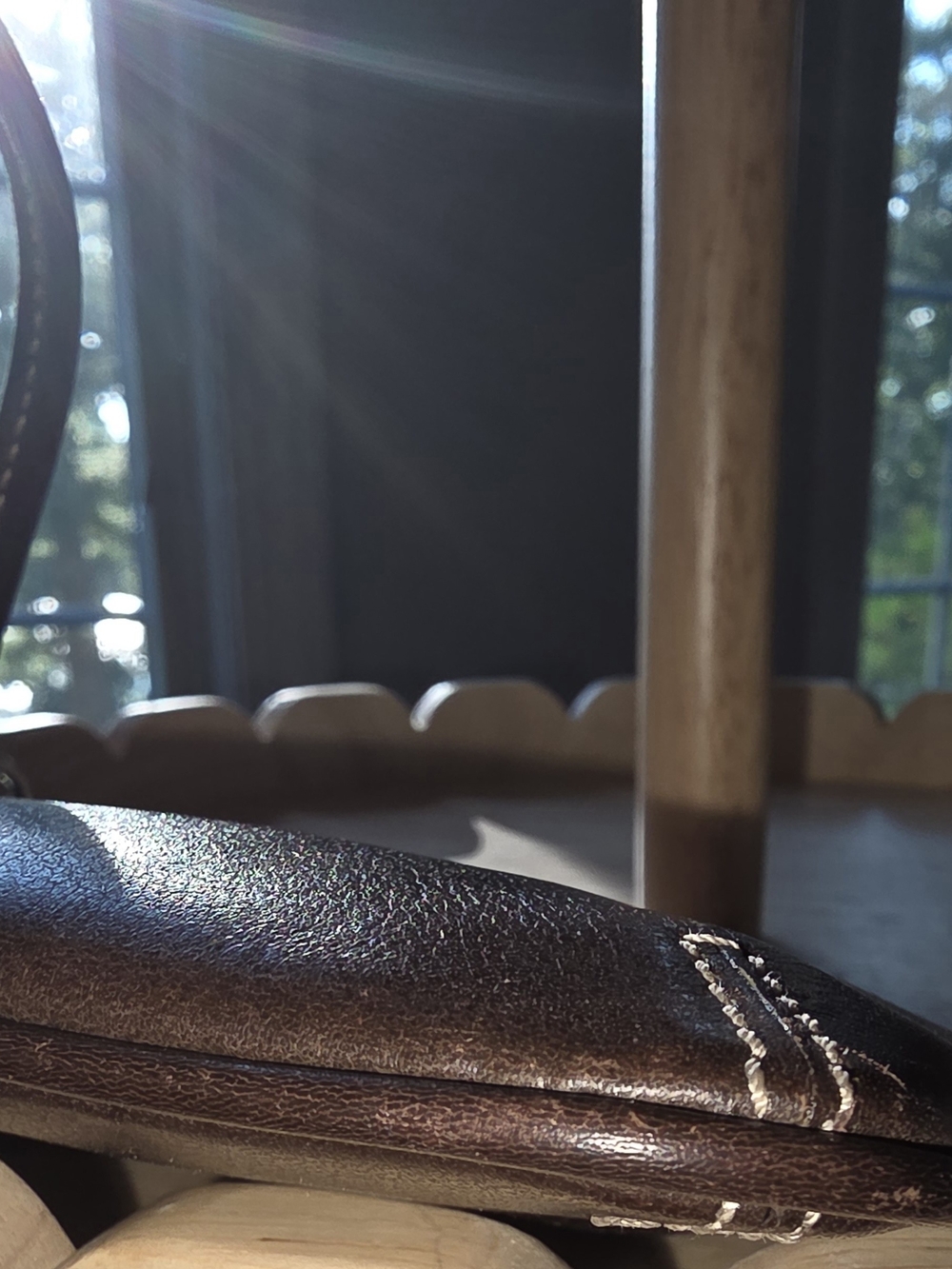 Coach Brown Leather Wristlet Pouch - Picture 3 of 7